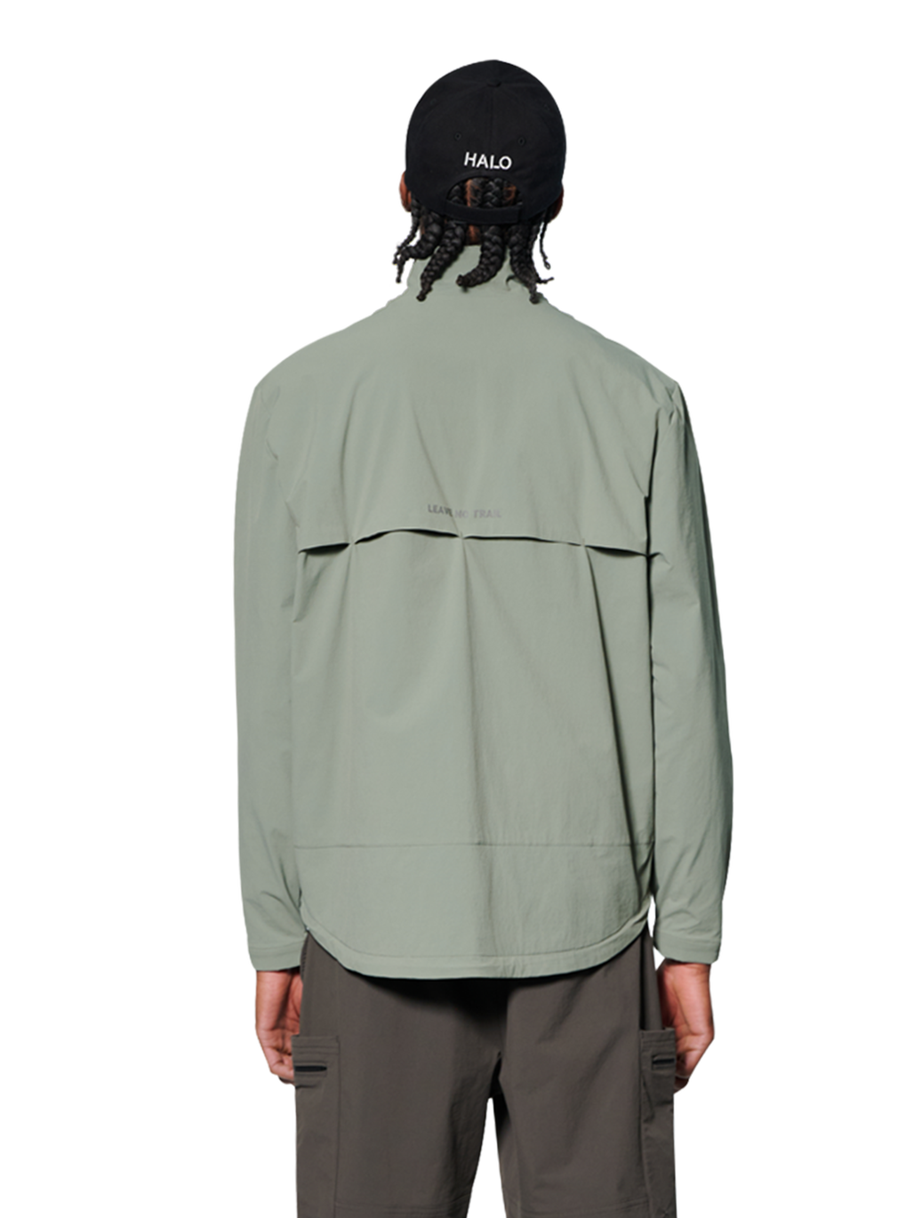 HALO DELTA JACKET, AGAVE GREEN, model