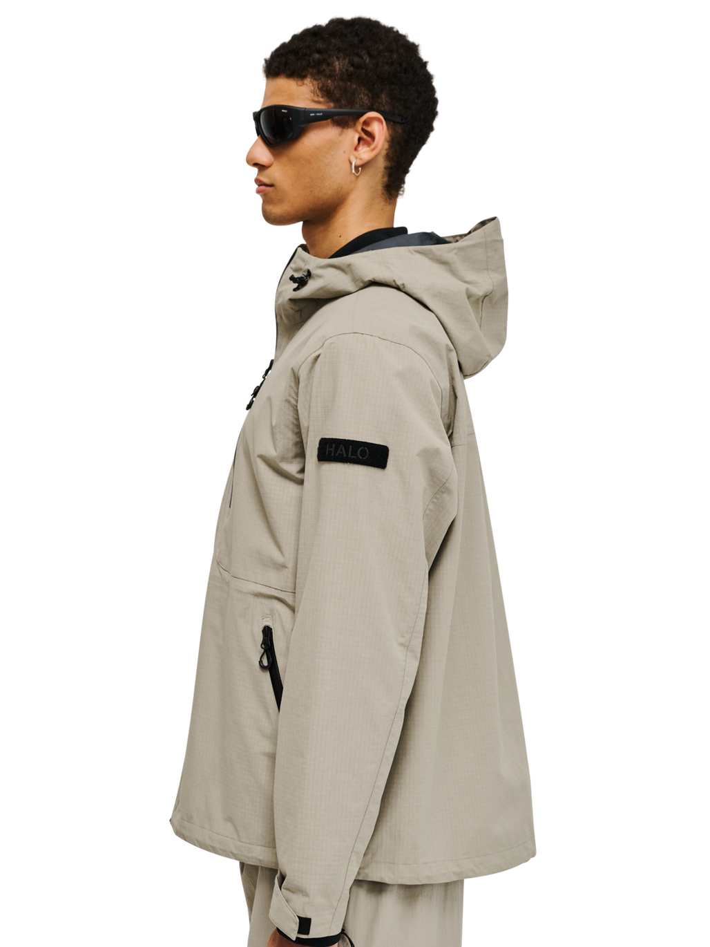 HALO ASSET JACKET, SENECA ROCK, model