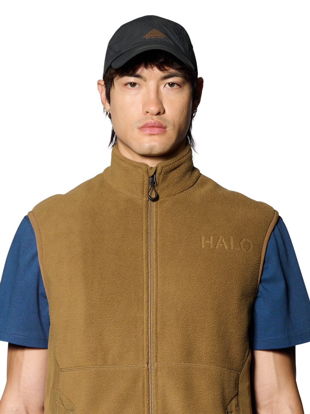 HALO NYLON CAP, RAVEN, model