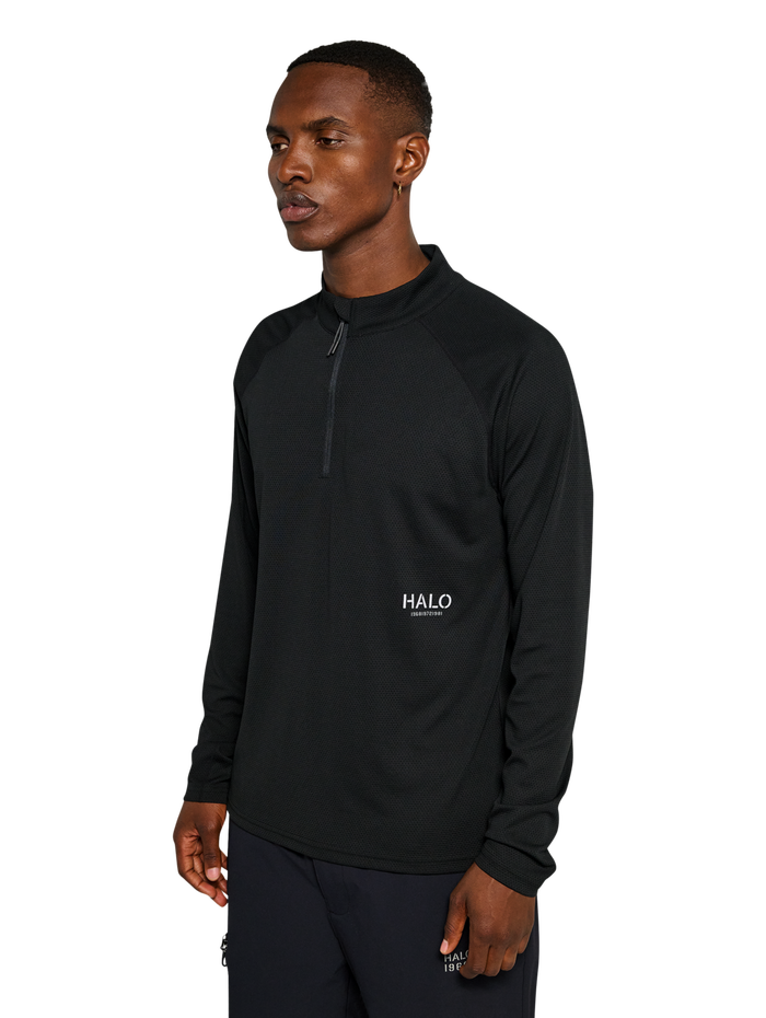 HALO SORONA HALF ZIP, BLACK, model