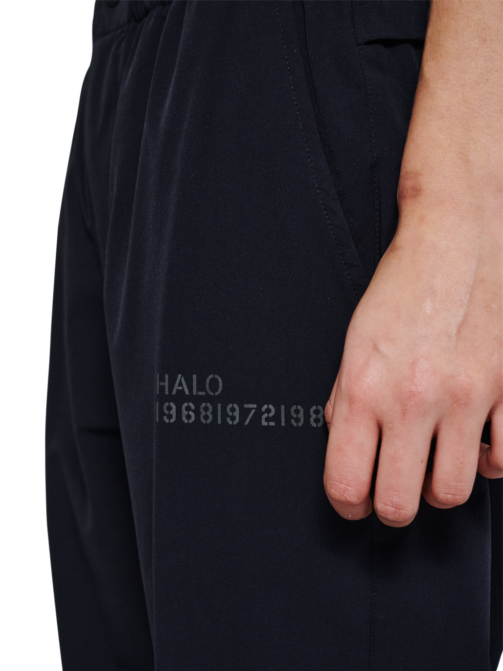 HALO TACTICAL PANTS, BLACK, model