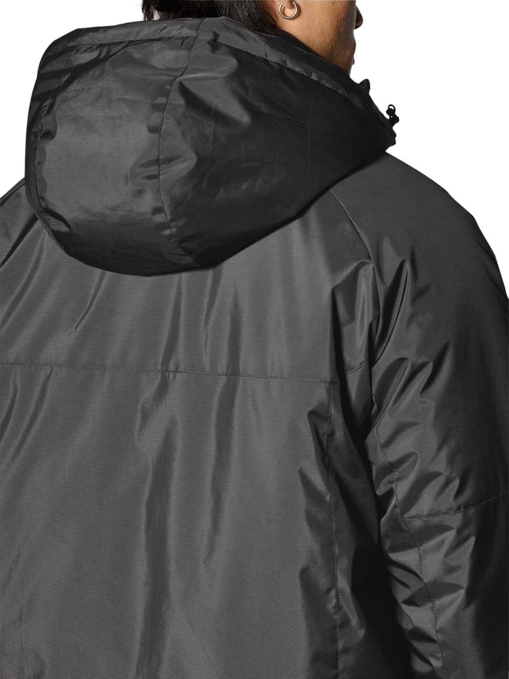 HALO SHIELD THERMOLITE PARKA, RAVEN, model