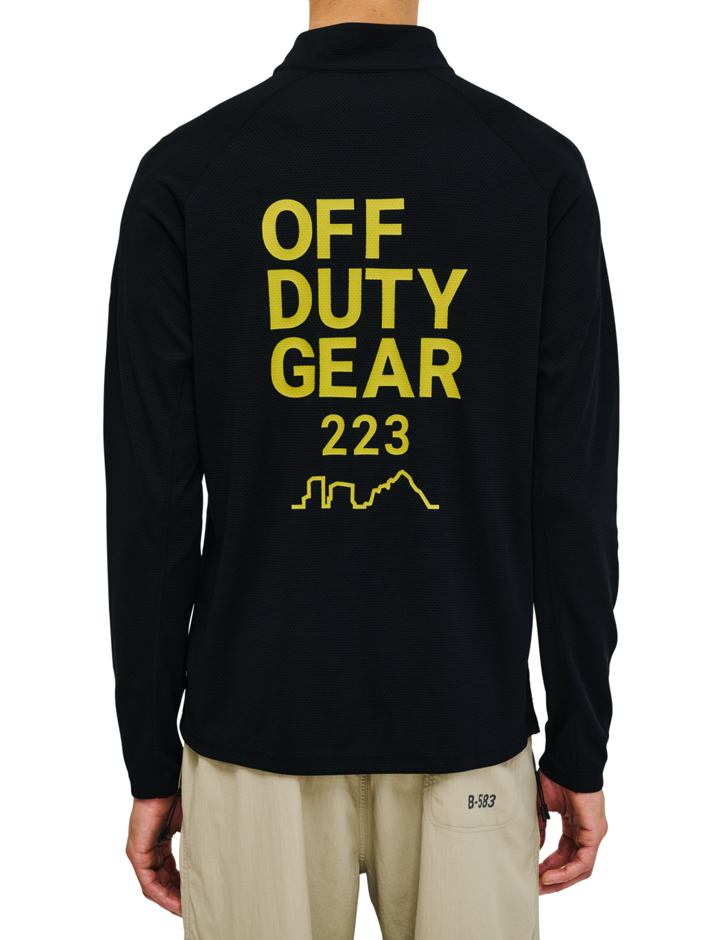 HALO SORONA HALF ZIP, BLACK, model