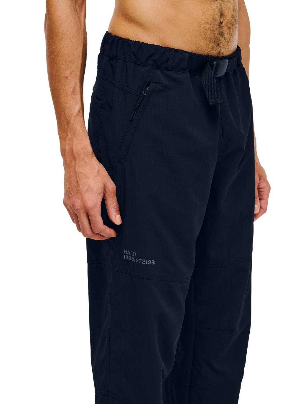 HALO ASSET PANTS, BLACK, model