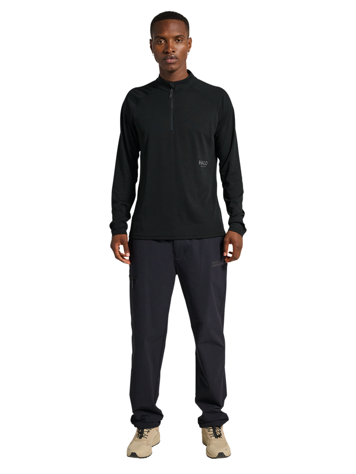 HALO SORONA HALF ZIP, BLACK, model