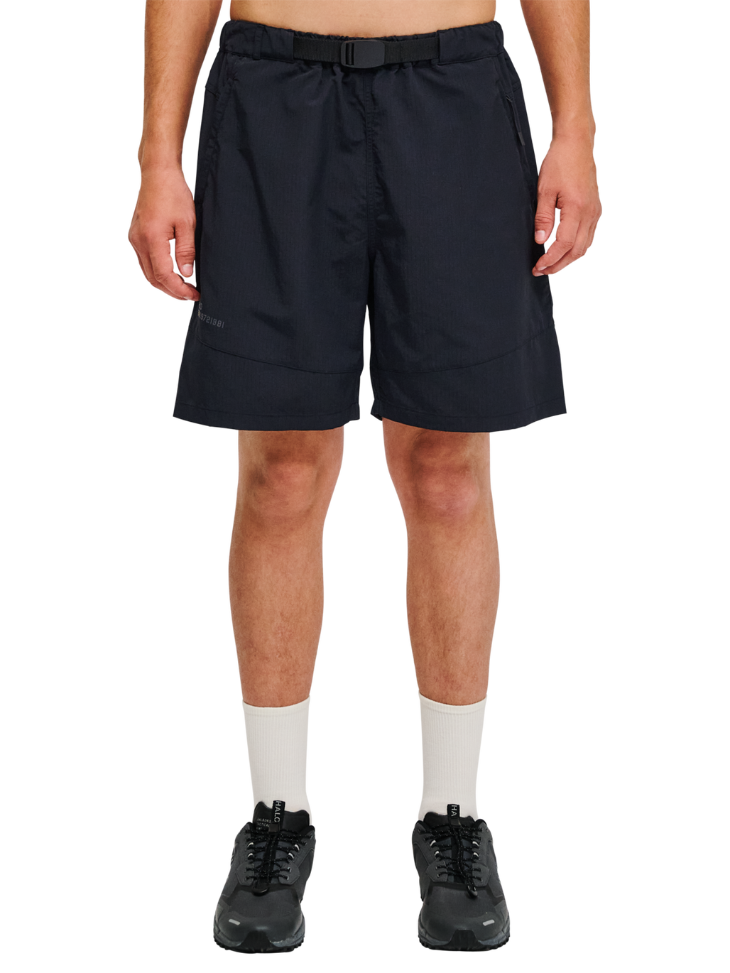 HALO ASSET SHORTS, BLACK, model