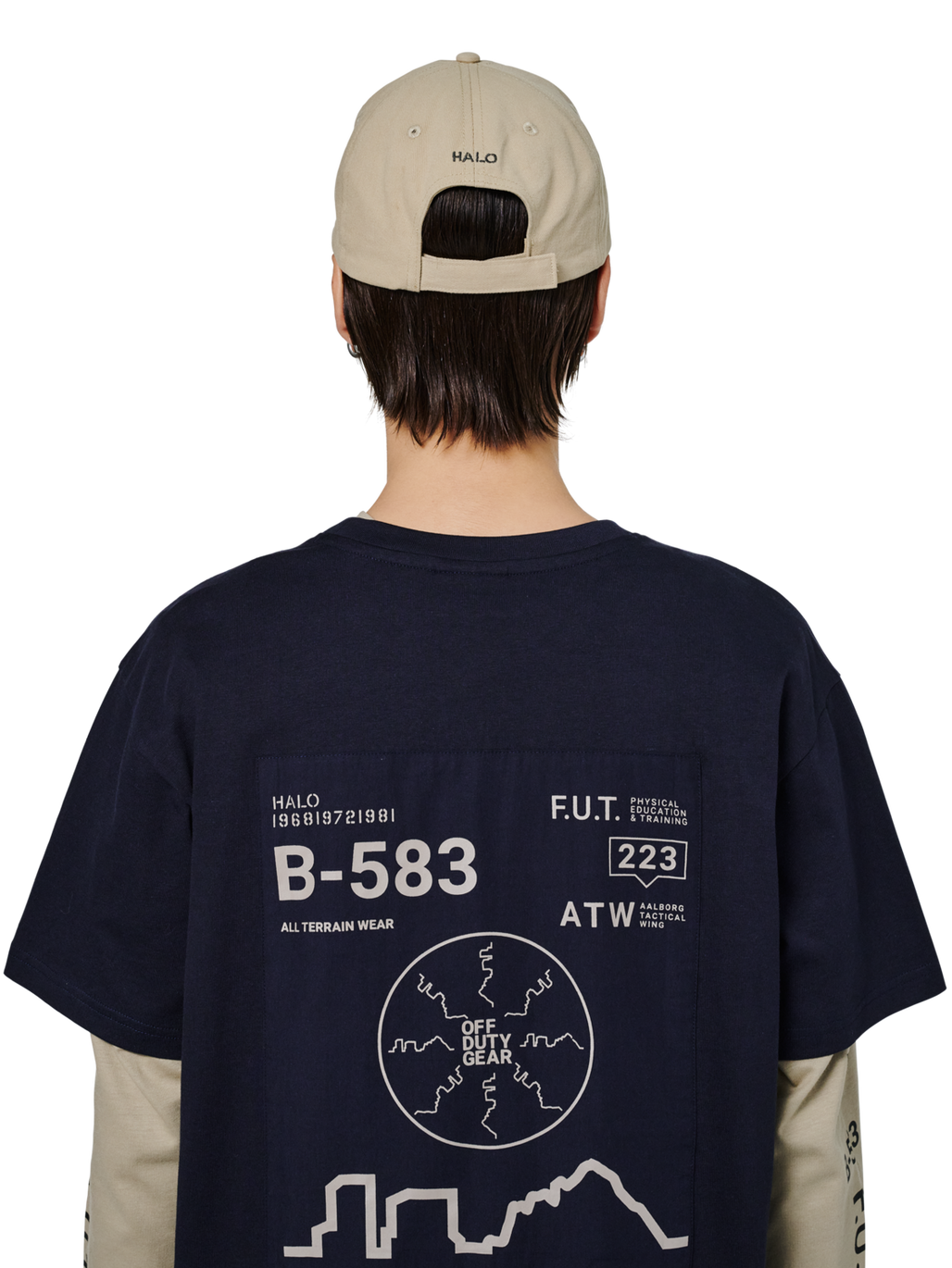 HALO COTTON CAP, SILVER LINING, model