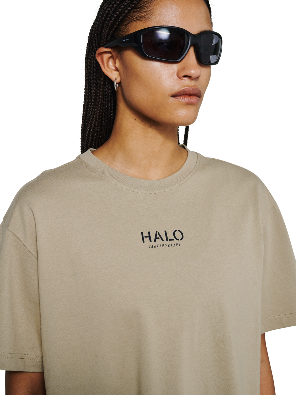 HALO GRAPHIC T-SHIRT 01, SENECA ROCK, model