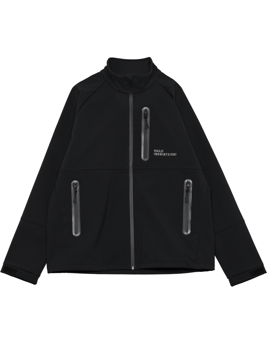HALO ELITE SOFTSHELL JACKET, BLACK, packshot