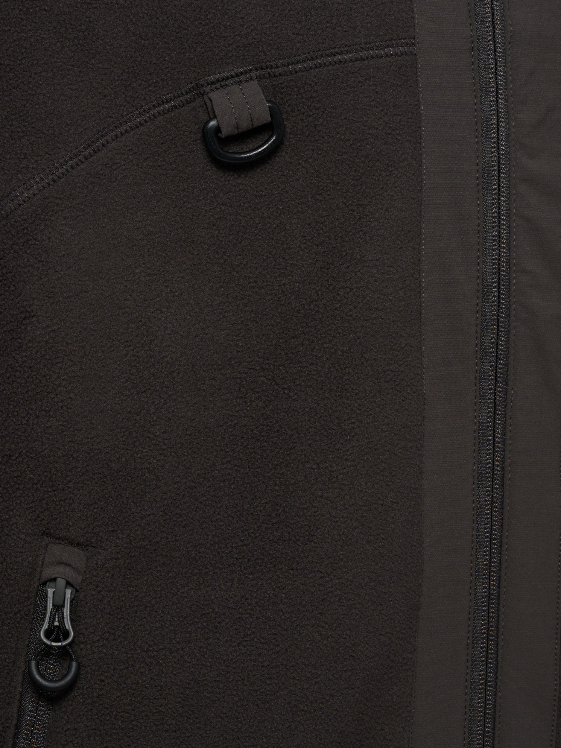 HALO DBU PANELED FLEECE JACKET, RAVEN, packshot