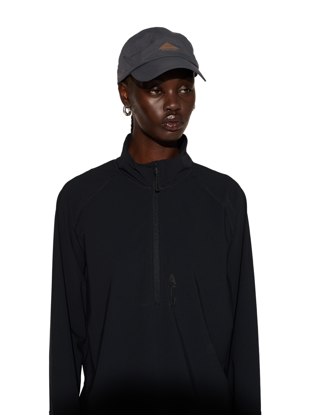 HALO NYLON CAP, RAVEN, model