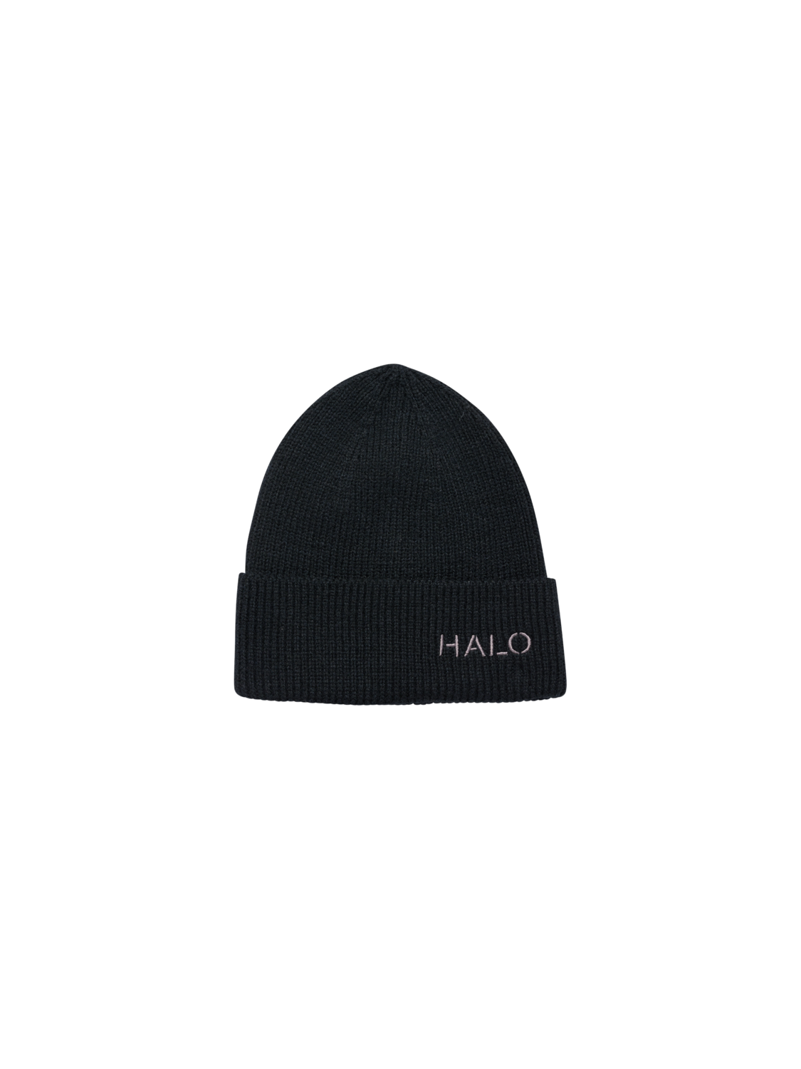 HALO WOOL MIX BEANIE, BLACK, packshot