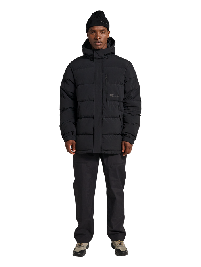HALO MOUNTAIN DOWN JACKET, BLACK, model